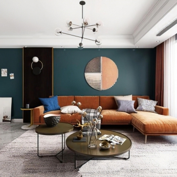 Modern A Living Room-ID:980273964