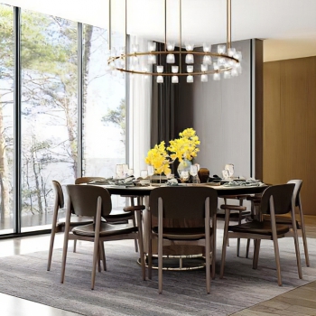 New Chinese Style Dining Room-ID:662873035