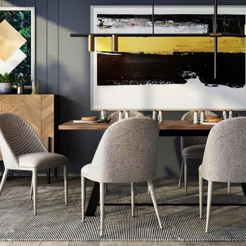 Modern Dining Table And Chairs-ID:648201947