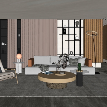 Modern A Living Room-ID:962615978