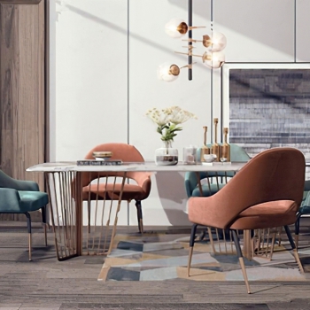 Modern Dining Table And Chairs-ID:708812953