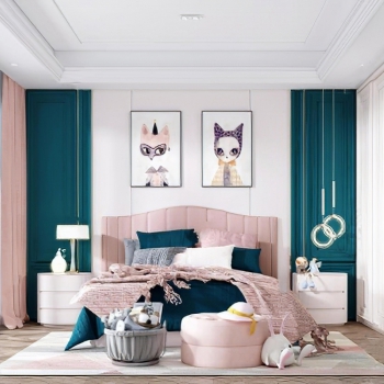 Nordic Style Girl's Room Daughter's Room-ID:883496055