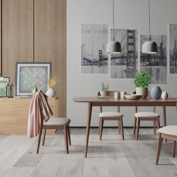 Nordic Style Dining Room-ID:183403028