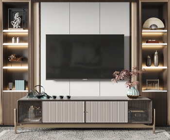 New Chinese Style TV Cabinet-ID:637455945