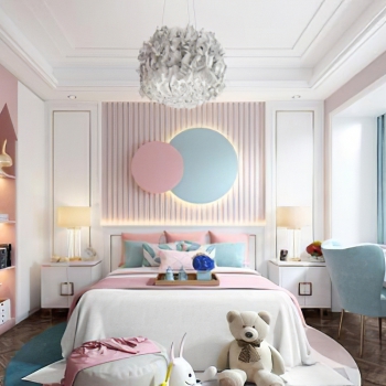 Nordic Style Girl's Room Daughter's Room-ID:120186096