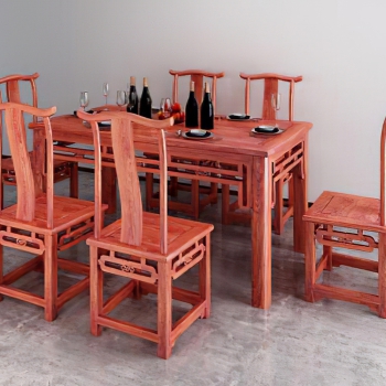 New Chinese Style Dining Table And Chairs-ID:161072972