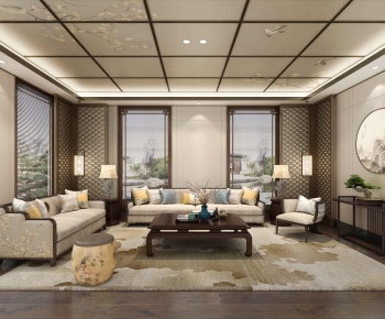 New Chinese Style Reception Room-ID:370896102