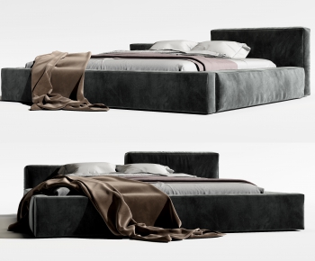 Modern Double Bed-ID:481779104