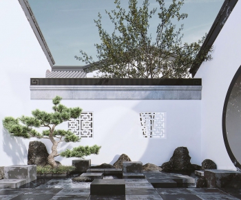 New Chinese Style Courtyard/landscape-ID:763870008