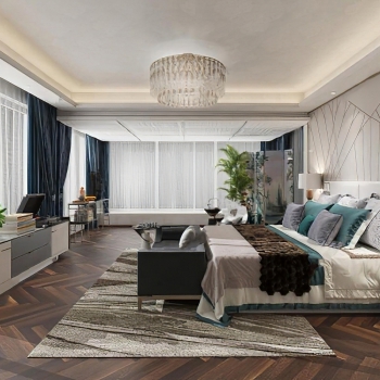 New Chinese Style Bedroom-ID:842241056