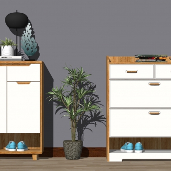 Nordic Style Shoe Cabinet-ID:266165973