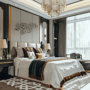 New Chinese Style Bedroom-ID:979063033