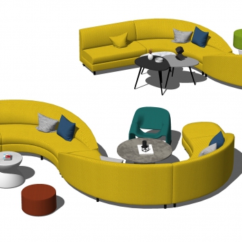 Modern Multi Person Sofa-ID:745989085