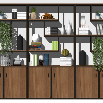 Industrial Style Bookcase-ID:123801957