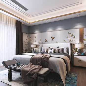 New Chinese Style Bedroom-ID:576318032