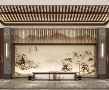 New Chinese Style Lobby Hall-ID:807013031