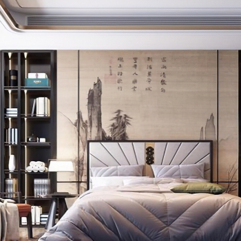 New Chinese Style Bedroom-ID:915532117