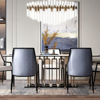 New Chinese Style Dining Table And Chairs-ID:477498051