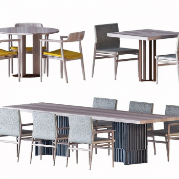 Modern Dining Table And Chairs-ID:791021119