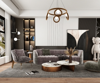 Modern A Living Room-ID:289655927