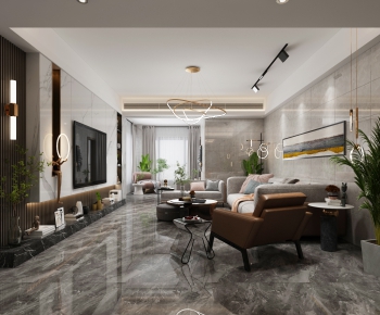 Modern A Living Room-ID:542711021