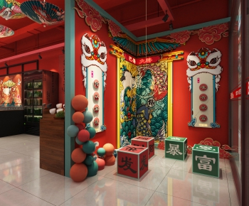 New Chinese Style Catering Space-ID:862596998