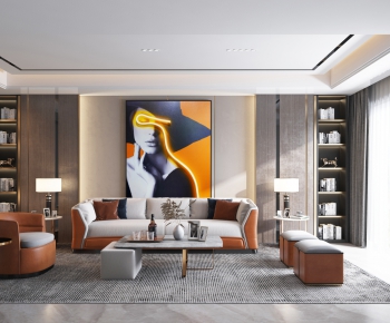 Modern A Living Room-ID:938241007