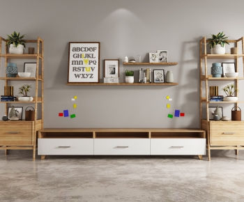 Nordic Style TV Cabinet-ID:135703092