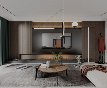 Modern A Living Room-ID:996618034