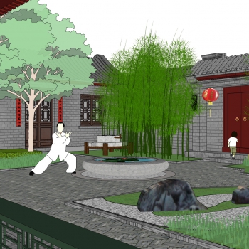 Chinese Style Courtyard/landscape-ID:766176944