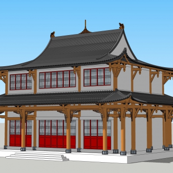 Chinese Style Ancient Architectural Buildings-ID:723184111