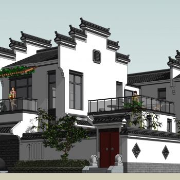 New Chinese Style Ancient Architectural Buildings-ID:901782049