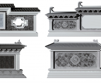 New Chinese Style Building Component-ID:111336951