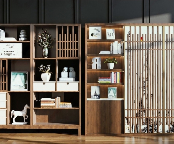 Chinese Style Bookcase-ID:659543041