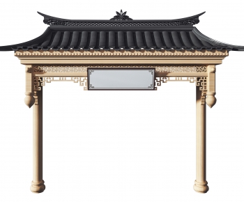 Chinese Style Building Component-ID:125740052