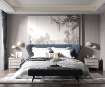 American Style Bedroom-ID:868338116