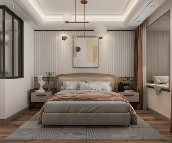 Nordic Style Bedroom-ID:768129113