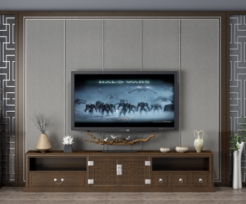 New Chinese Style TV Cabinet-ID:224214083