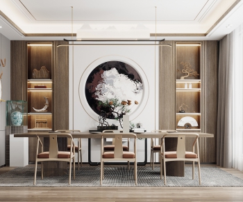 New Chinese Style Dining Room-ID:723947056