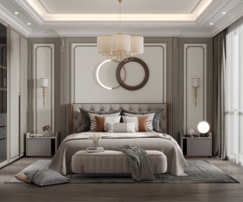 American Style Bedroom-ID:658183106