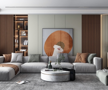 Modern A Living Room-ID:426754958