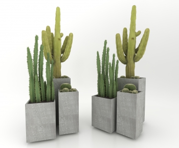 Modern Potted Green Plant-ID:730647093