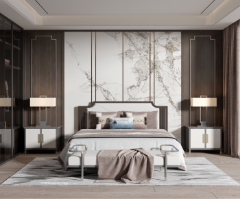 New Chinese Style Bedroom-ID:928708088