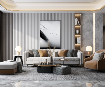 Modern A Living Room-ID:279915099