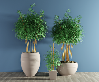 Modern Potted Green Plant-ID:314877997