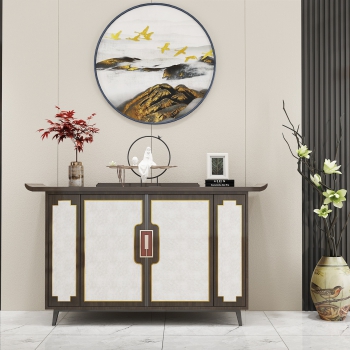 New Chinese Style Entrance Cabinet-ID:148185972