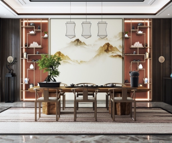 New Chinese Style Tea House-ID:652425053