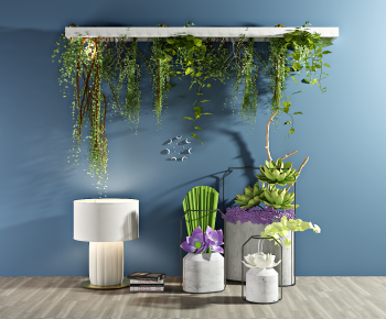 Modern Potted Green Plant-ID:559771068