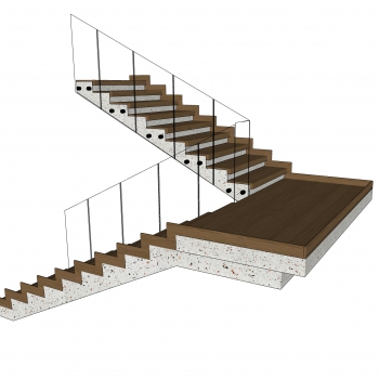 Modern Stair Balustrade/elevator-ID:312395109