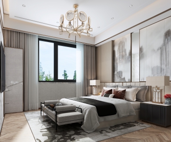 New Chinese Style Bedroom-ID:489768984